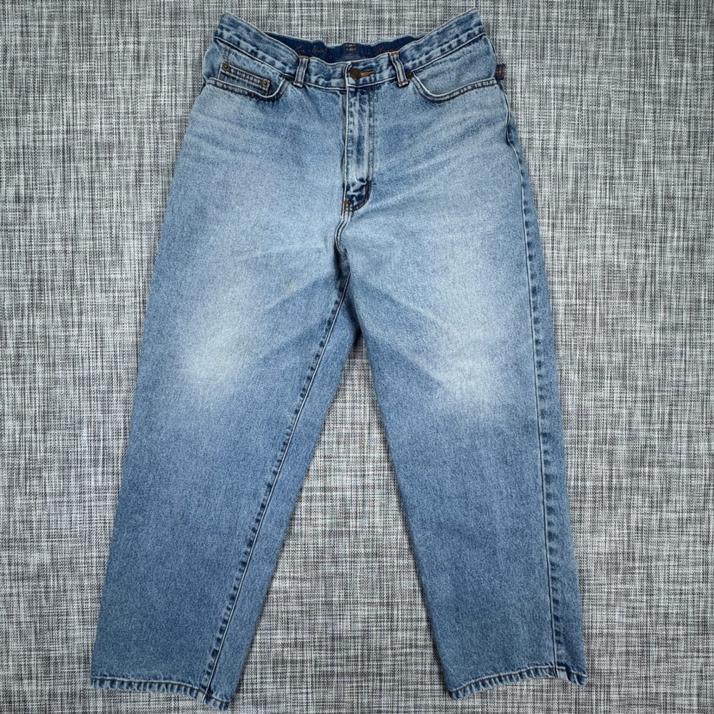 Joe Marlin Mens Jeans 33x30 Sun-Dried Indigos Light Wash 100% Cotton Denim Pants